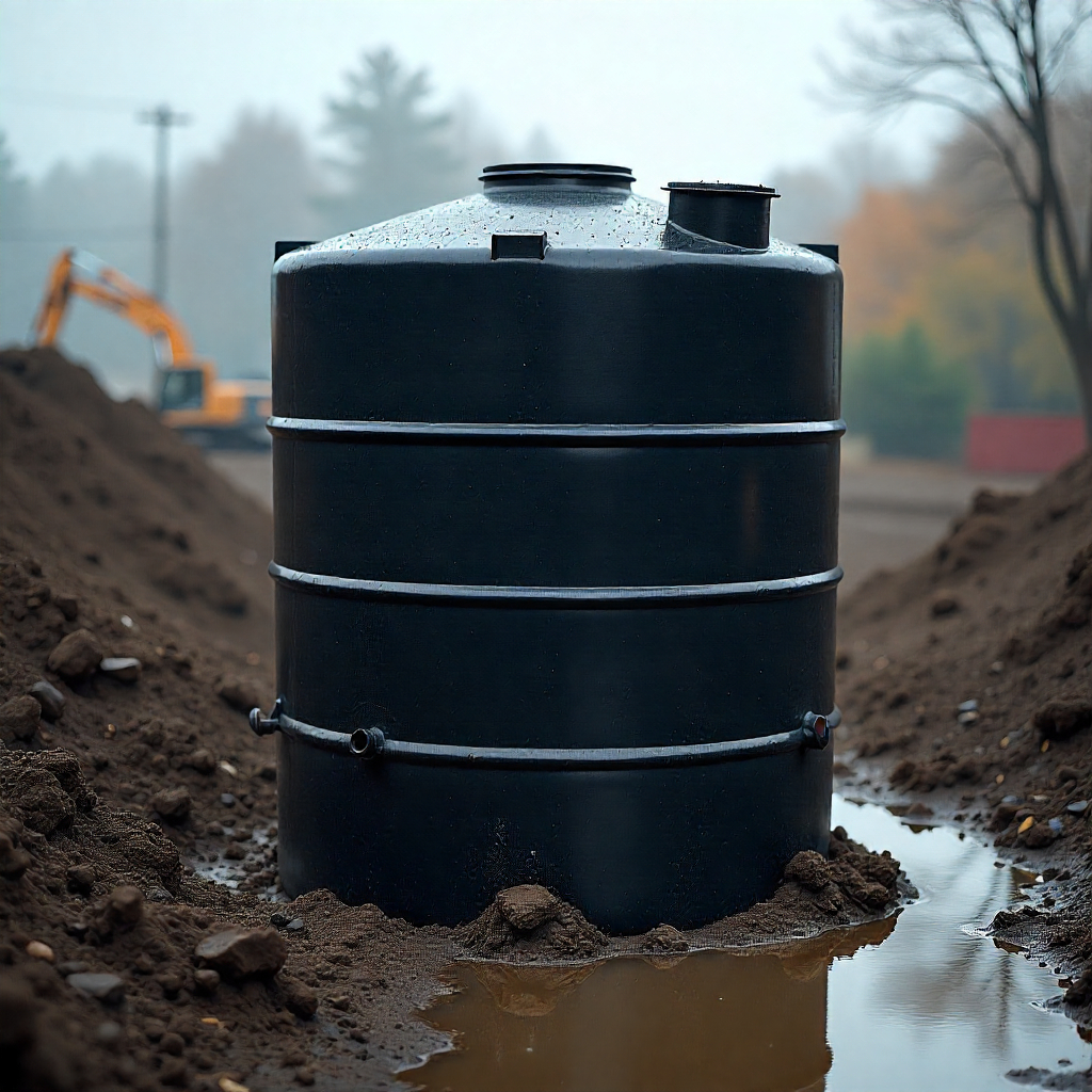 500L Cylindrical Water Tank